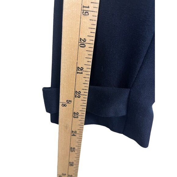 VTG I.Magnin‎ Sailor Style 100% Wool Blazer academia navy size 12 - Picture 6 of 9